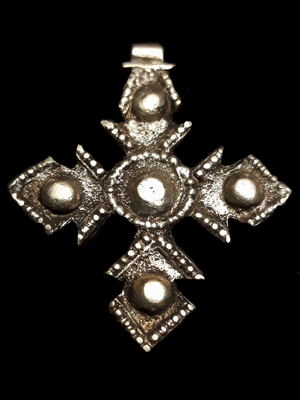 “The Prophet of Wall Street" 33rd Degree Freemason 19th Century 4th Generation Cross Relic of Rewards